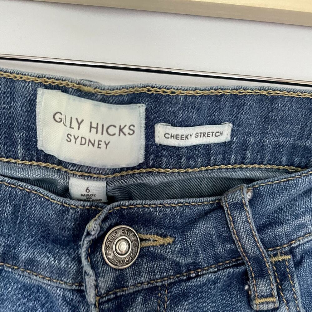 Gilly Hicks Sydney cheeky stretch jeans women's size 6 cotton casual denim pants - Picture 3 of 7